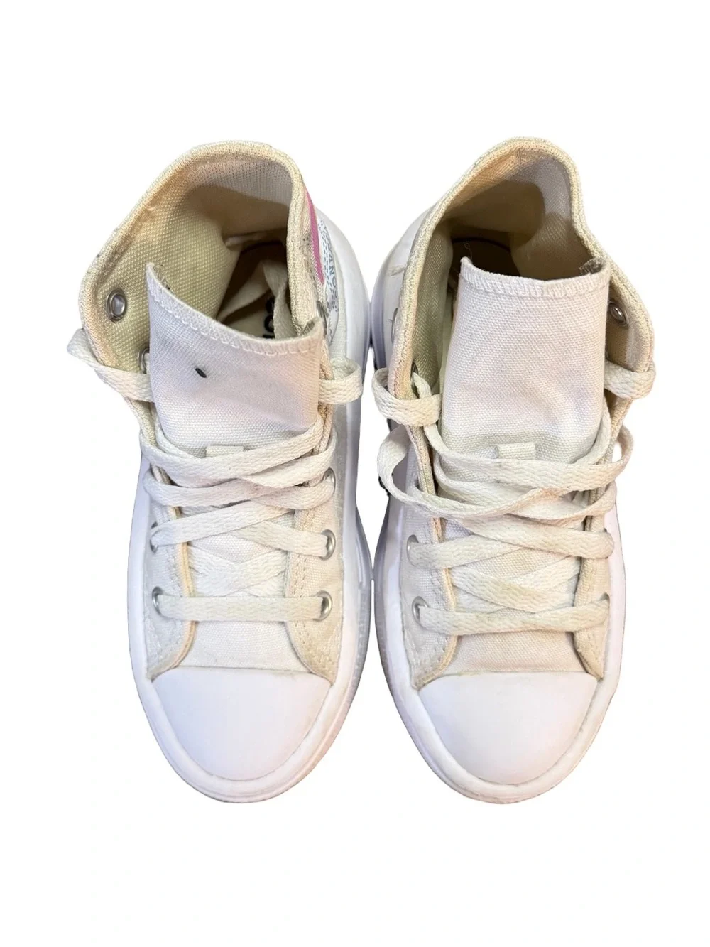 Converse All Star Move Platform High Top 'Rainbow Cloud' White Youth 11